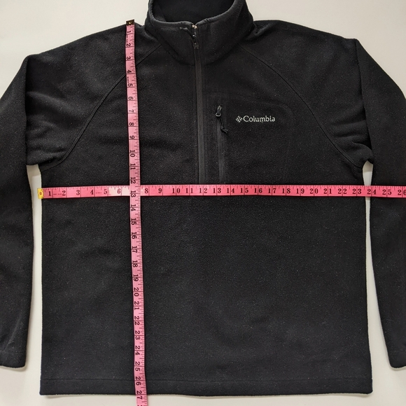 Columbia fleece 1/4 zip black sweater - Picture 5 of 5